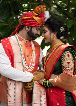 Madhuri and Himalay - Maratha wedding success story