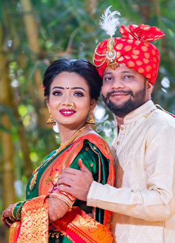 Shivani and Sanket - Verified match through Veer Maratha Matrimony