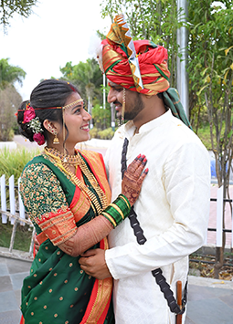 Shruti and Abhishek - Veer Maratha Matrimony successful pair